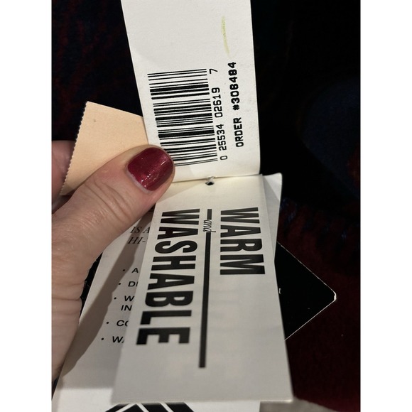 NOS Denali Fleece Jacket Cabincore Moose Canoe Outdoor Women's L USA Made NEW - Picture 12 of 14